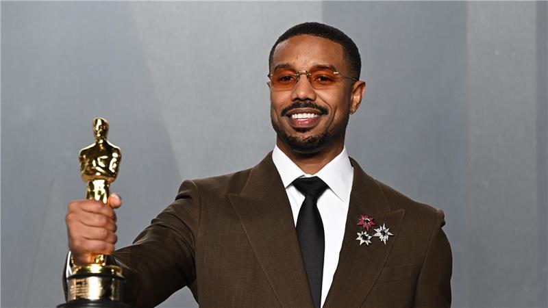 Oscar-Preisträger Michael B. Jordan freute sich mit Anker-Bart. (Archivbild)