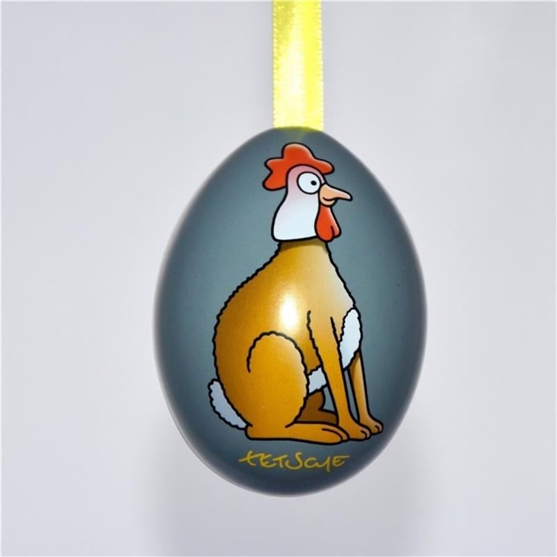 Osterhase als Huhn. Foto: Fischer