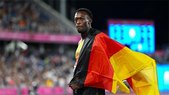 Owen Ansah gewann EM-Gold über 200 Meter.