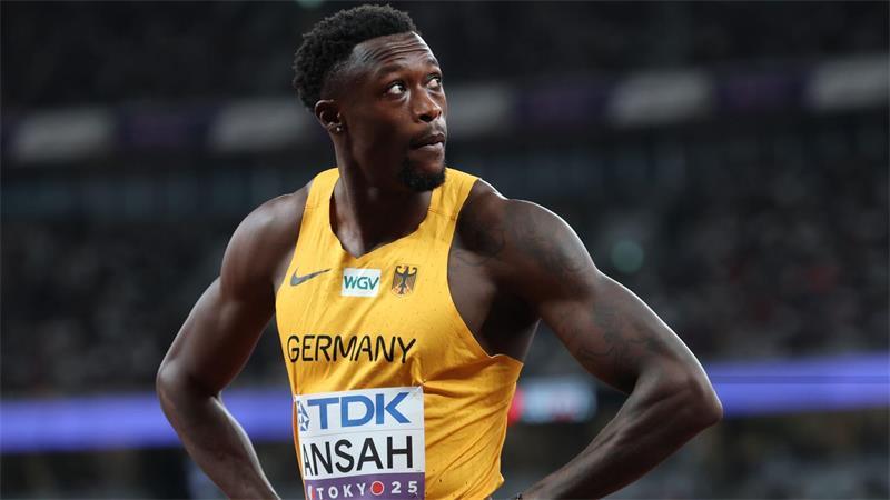 Owen Ansah greift am Dienstagabend im 100-Meter-Halbfinale bei der EM ein. (Archivbild)