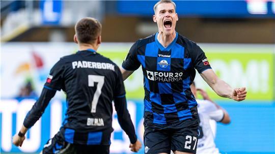 Paderborns Matchwinner Steffen Tigges.