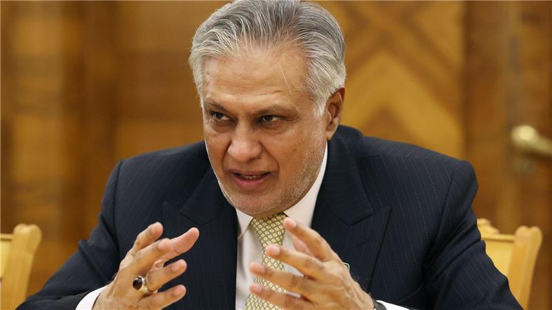 Pakistans Außenminister Ishaq Dar will sich um Deeskalation im Iran-Krieg bemühen. (Archivbild)