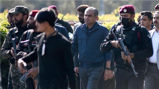 Pakistans Innenminister Mohsin Naqvi ist zu Gesprächen in Teheran eingetroffen. (Archivbild)