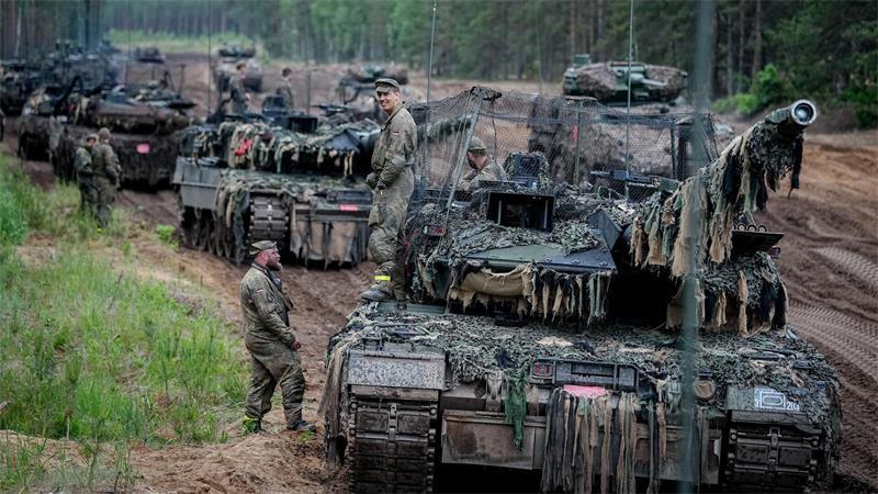 Pistorius gibt nun auch Versetzungsbefehl nach Litauen Panzerbrigade 45 bei einer Übung in Litauen
