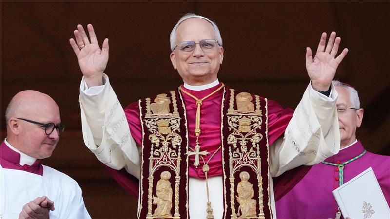 Papst Leo XIV. am Tag seiner Wahl. (Archivbild)