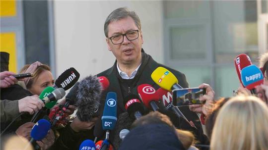 Parlamentswahl: Der serbische Präsident Aleksandar Vucic galt als Favorit.