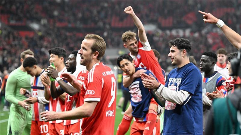 Party als Zwischenschritt: Die Bayern wollen das Triple.