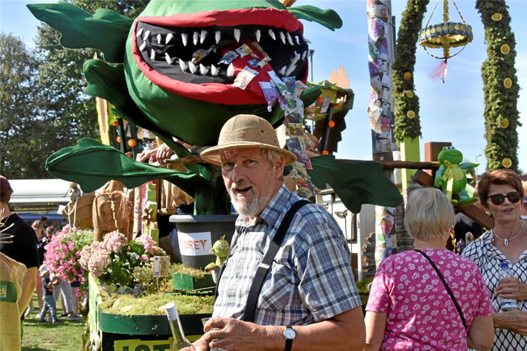 Party beim Ernteumzug