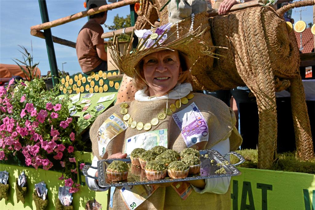 Party beim Ernteumzug