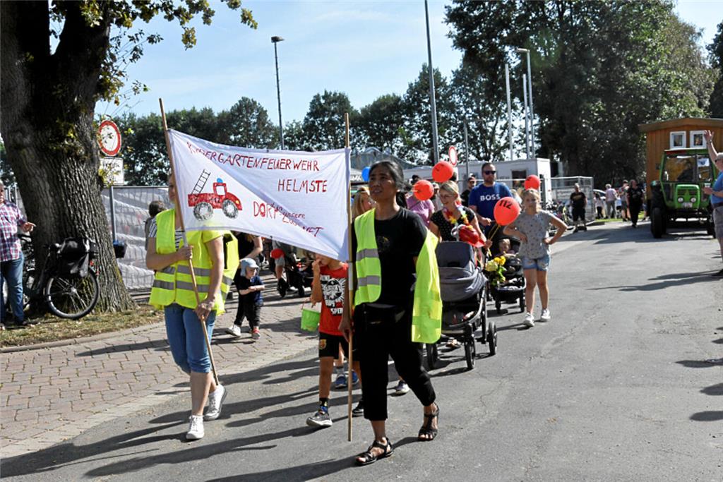 Party beim Ernteumzug