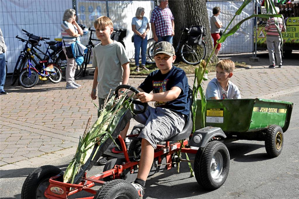 Party beim Ernteumzug