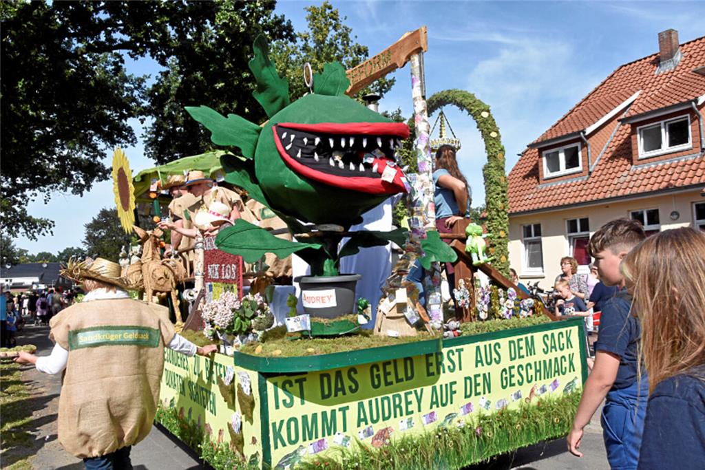 Party beim Ernteumzug