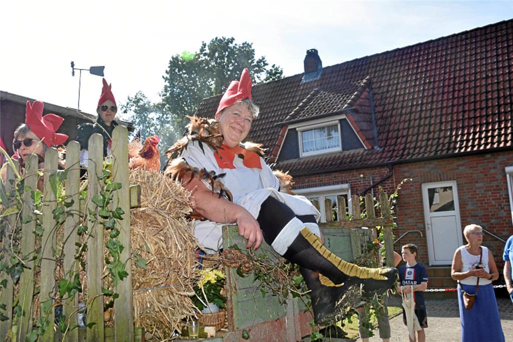 Party beim Ernteumzug