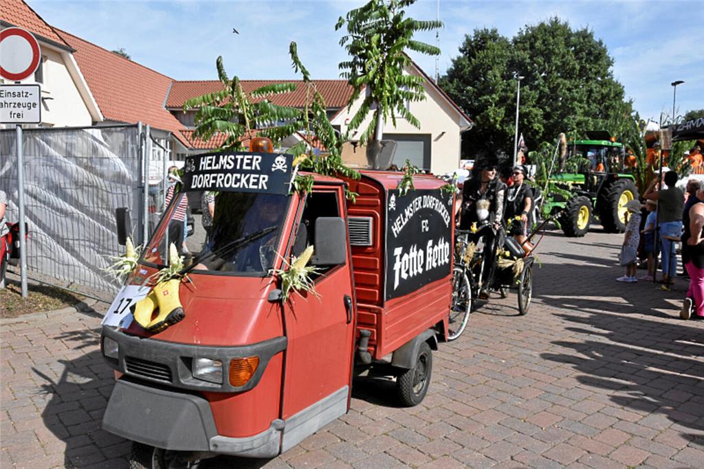 Party beim Ernteumzug