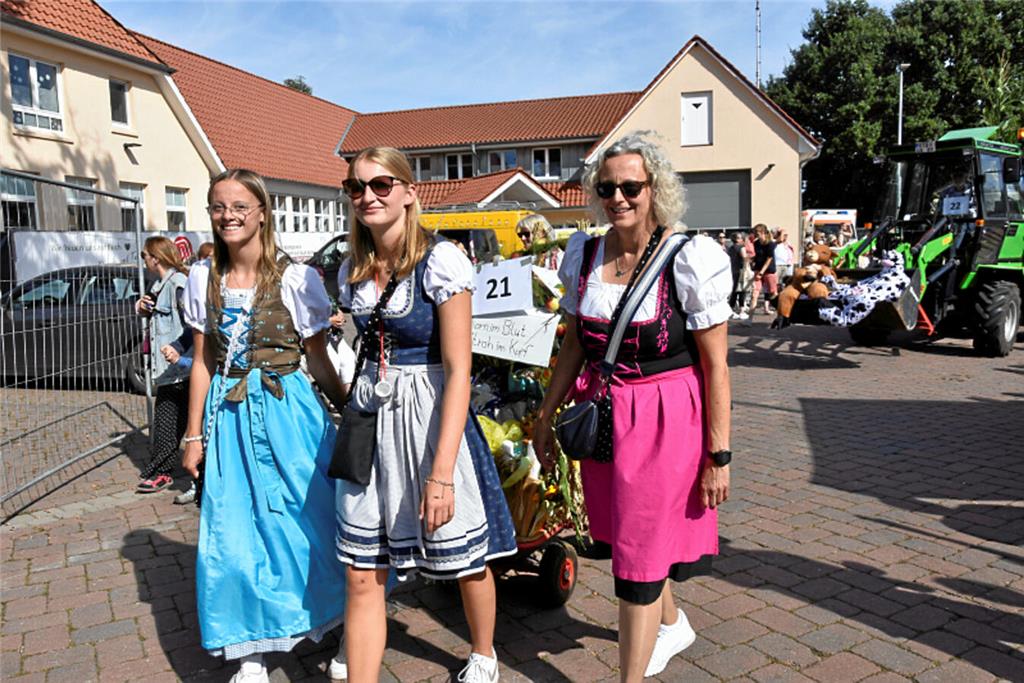 Party beim Ernteumzug