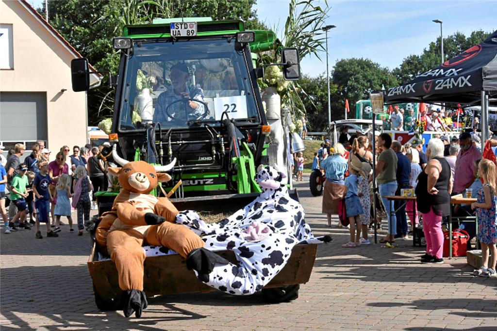 Party beim Ernteumzug
