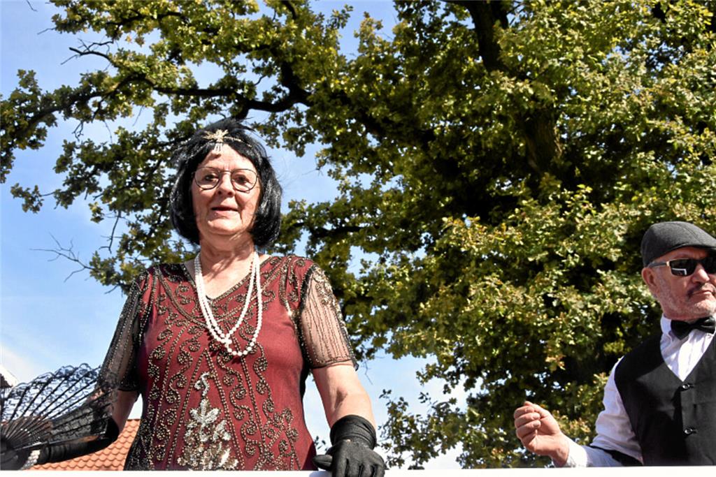 Party beim Ernteumzug