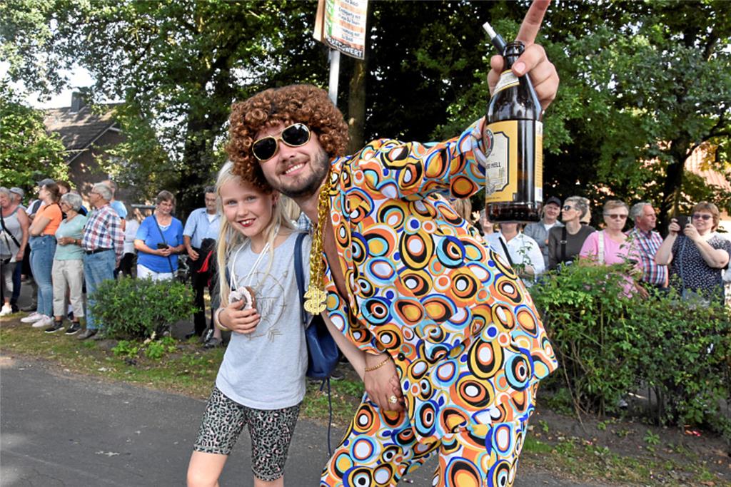 Party beim Ernteumzug
