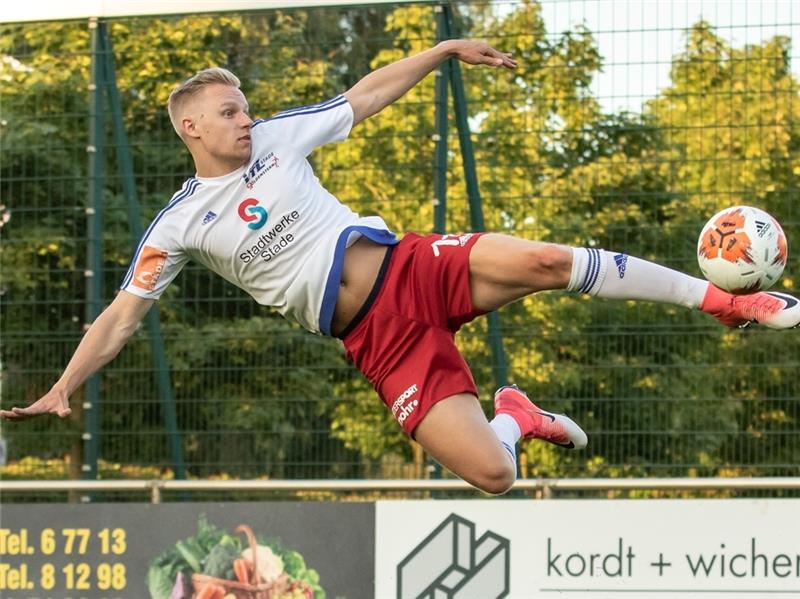 Pascal Voigt bringt MTV Hammah II auf Kurs Pascal Voigt, zuletzt fünf Jahre für den VfL Güldenstern Stade aktiv, hat sich dem MTV Hammah nach einer fußballfreien Zeit angeschlossen. Foto: Struwe (Archiv)