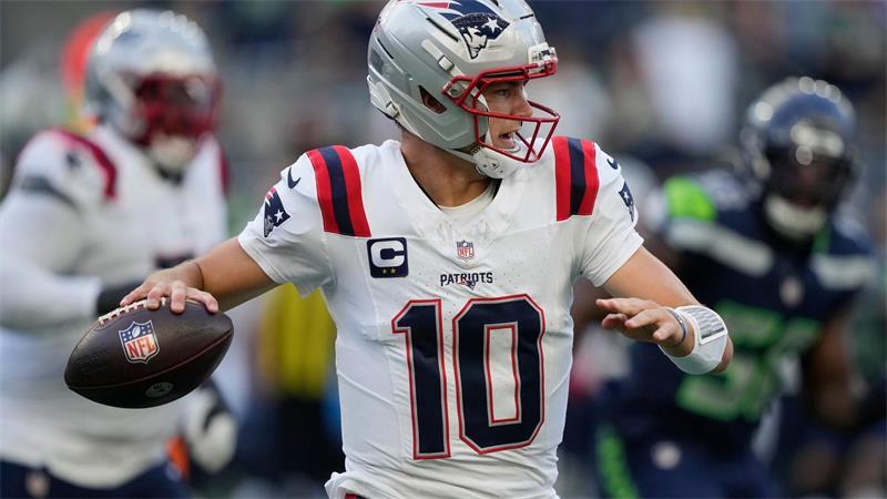 Spektakel zum NFL-Start: Titelverteidiger setzt sich durch Patriots-Spielmacher Drake Maye erlebte einen Abend zum Vergessen.