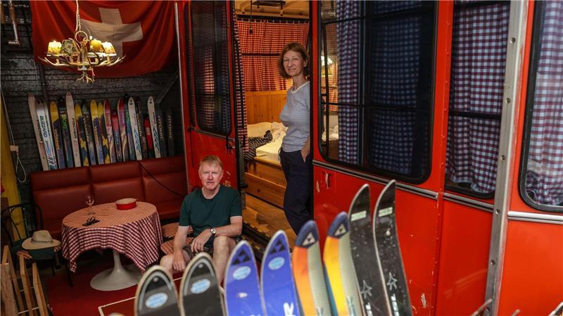 Paul Starrach aus Gießen ist versierter Camper. Die Indoor-Version erlebt er erstmals - und ist begeistert.