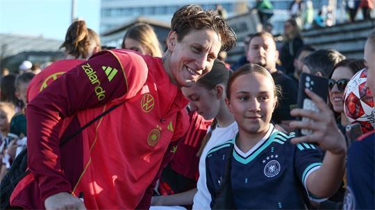 Pausiert in der DFB-Auswahl: Ann-Katrin Berger. (Archivbild) 