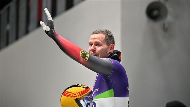 Skeletonis im Glück: Jungk und Grotheer rasen aufs Podest Peking-Olympiasieger Christopher Grotheer kämpft erneut um eine Medaille.