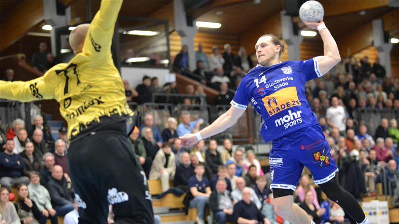 Aufsteiger VfL Fredenbeck kassiert erste Drittliga-Niederlage in Hagen Pelle Fick war der beste Fredenbecker Torschütze in Hagen.