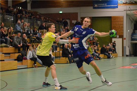 Pelle Fick war im Spiel des VfL Fredenbeck gegen die Reinickendorfer Füchse Berlin II bester Werfer. Foto: Jörg Potreck