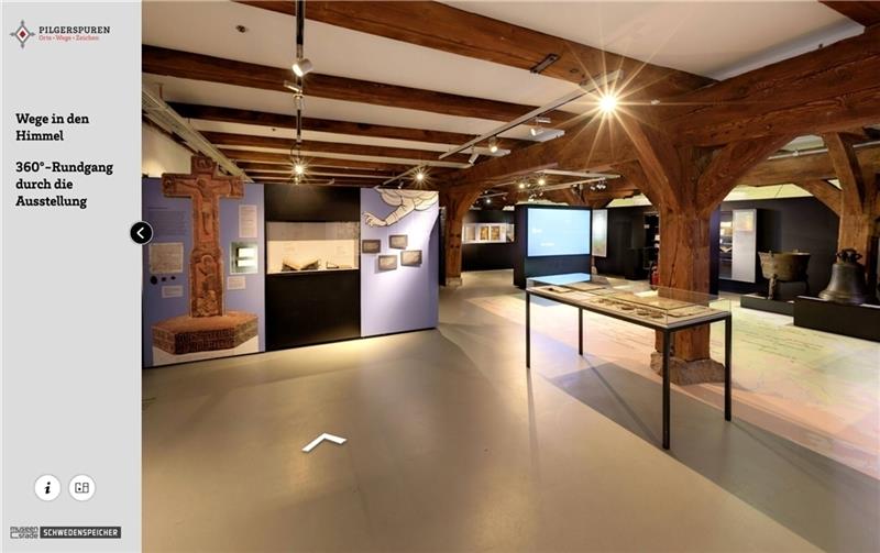 Per Mausklick können Online-Besucher durch die Ausstellung „Wege in den Himmel“ (Schwedenspeicher) navigieren. Foto: Museen Stade