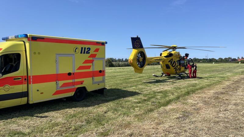 Feuer-Drama: Mädchen (1) schwer verbrannt Per Rettungshubschrauber wurde das Mädchen in eine Spezialklinik ins niederländische Groningen geflogen.