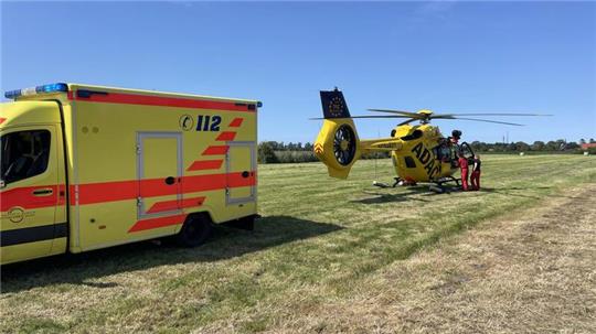 Per Rettungshubschrauber wurde das Mädchen in eine Spezialklinik ins niederländische Groningen geflogen.