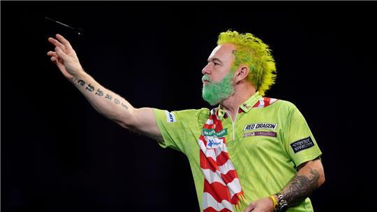 Peter Wright als Weihnachtsgrinch.