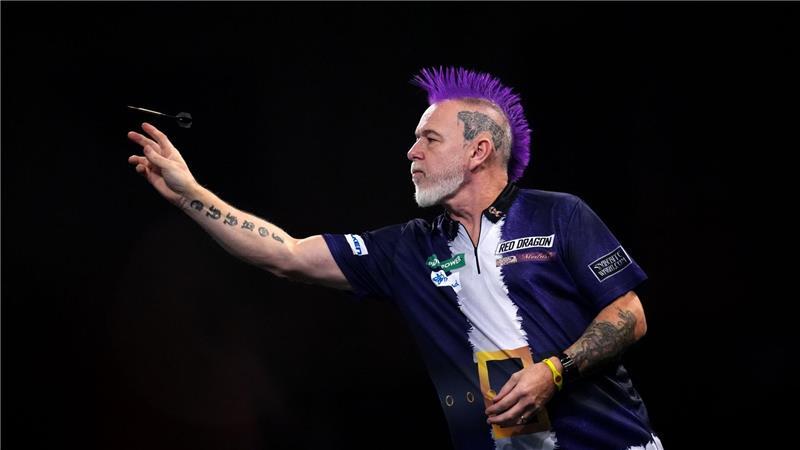 Peter Wright startete schwach in die Partie - und wurde noch schwächer.