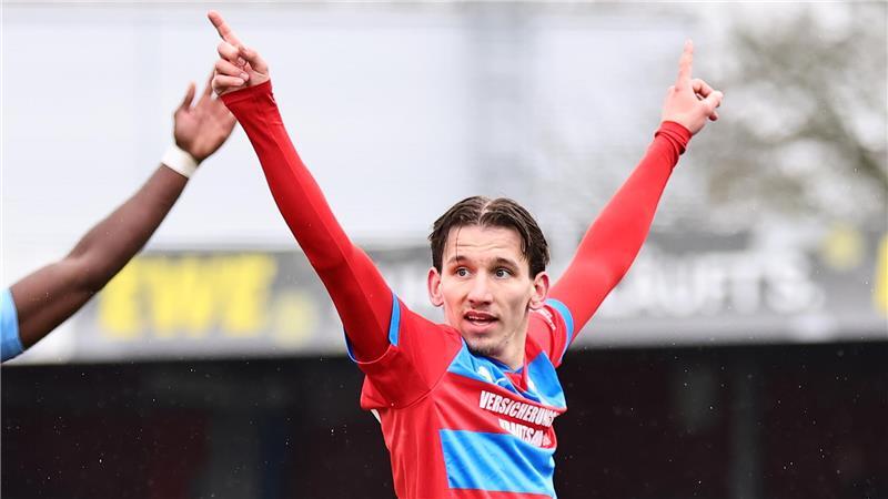 Philipp Aue erzielte gegen den HSC Hannover sein viertes Saisontor.