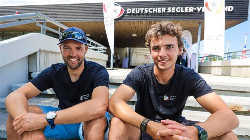 Kieler Woche: Vier Medaillen für Nationalsegler Philipp Buhl (l) und Ole Schweckendiek bei der Kieler Woche.
