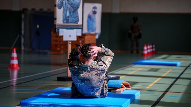 Physische Fitness ist wichtig für den Aufnahmetest.