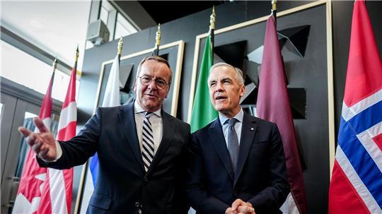 Pistorius hat unter anderem den kanadischen Premierminister Mark Carney getroffen.