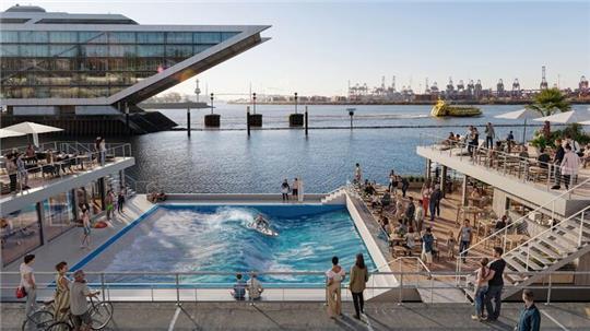 Pläne für die „Floating Wave“