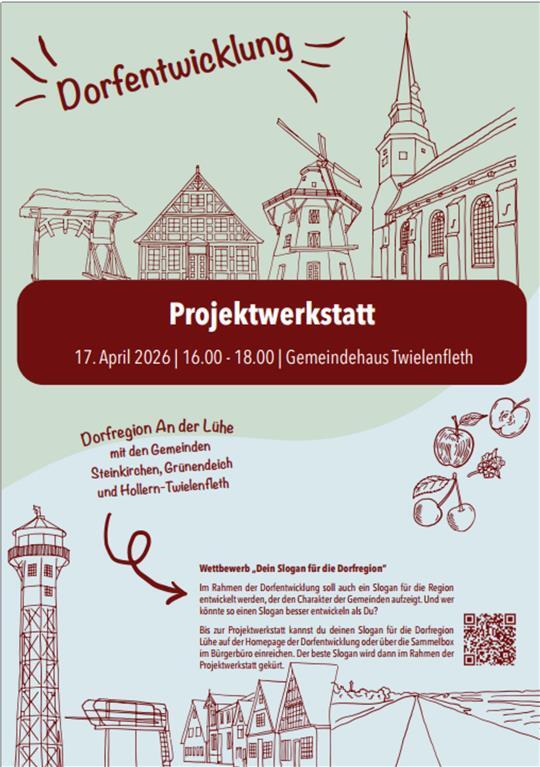 Plakat der Dorfregion Altes Land.