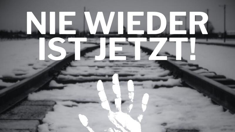 Stader Mahnwache gegen Menschenhass wird wohl größer als gedacht Plakat der Mahnwache am Holocaustgedenktag in Stade am 27. Januar 2024.