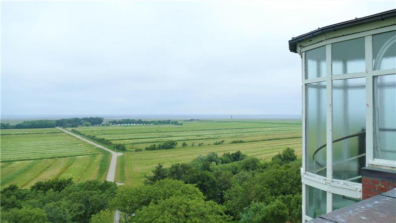 Platte Insel, hoher Turm: Auf Neuwerk geht es hoch hinaus.