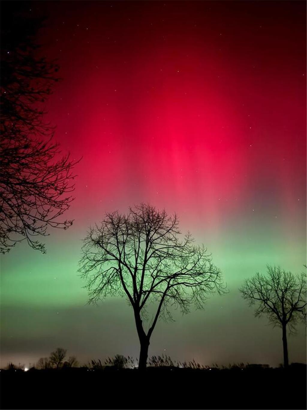 Polarlichter.