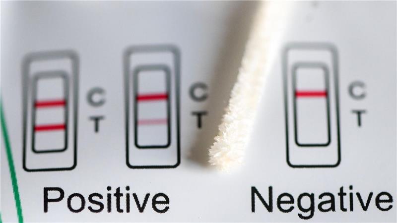 Erkältung, Grippe, Corona – Was zu dieser Saison wichtig ist Positiv oder negativ - das zeigt ein Test an. (Symbolbild)