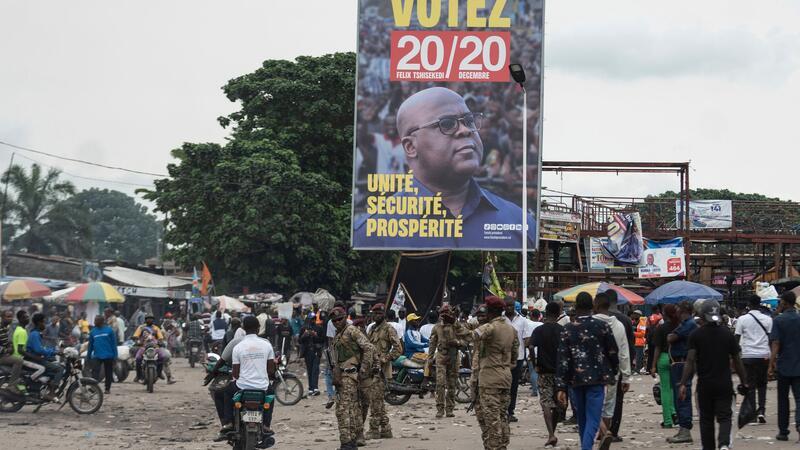 Wahl in Afrika: Kongo stimmt über Präsidenten ab Präsident Félix Tshisekedi hat gute Chancen auf eine Wiederwahl in der Demokratischen Republik Kongo.