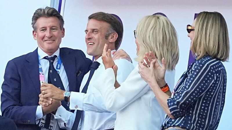 Ogunleye nach vier Medaillen: Gezeigt, was in uns steckt Präsident Macron freut sich über spannende Wettbewerbe.