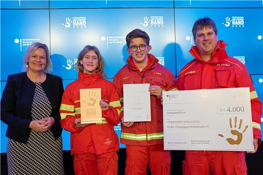 Preisverleihung mit Bundesinnenministerin Nancy Faeser