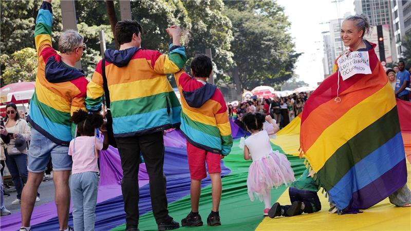 Pride-Parade in Sao Paulo