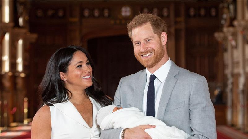 Prinz Archie wurde damals in Windsor präsentiert.(Archivbild)