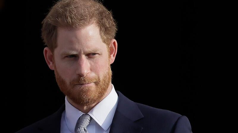 Prinz Harry hier noch in den Gärten des Buckingham-Palasts.